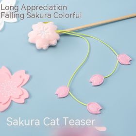 Sakura Cat Teaser Cat Relieving Stuffy Interactive Sound Toy