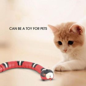 Automatic Cat Toys Eletronic Snake Interactive Toys Smart Sensing Snake Tease Toys For Cats Dogs Pet Kitten Toys Pet Accessories