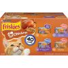 Purina Friskies Turchicken Wet Cat Food Variety Pack, 5.5 oz Cans (40 Pack)