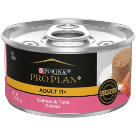 Purina Pro Plan Wet Cat Food for Adult Cats Salmon Tuna, 3 oz Cans (24 Pack)