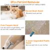 3Pcs Portable Lint Remover Reusable Double Sided Fabric Clothes Shaver Carpet Fuzz Carpet Scraper for Sweater Couch Mat