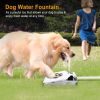 Dog Water Fountain Outdoor Dog Pet Water Dispenser Step-on Activated Sprinkler