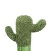 Large Cactus Cat Scratching Post with Natural Sisal Ropes, Cat Scratcher for Cats and Kittens Green