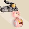 Cat Interactive Toy Feather Pet Bumbler Funny Toy Interactive Cats Toys Cat Rolling Teaser Feather Wand Toys Rotating Ball