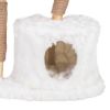 Modern Cat Tree;  Natural Branch Cat Tower;  Luxury Cat Condo;  Indoor Cat Furniture;  Kitten Cat Gift;  White