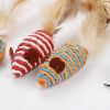 Cat Natural Sisal Wand Teasers and Exerciser for Kitten with Mouse Bell Feather etc. Cat Toy Collection in a Box