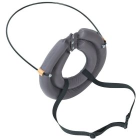 Dog Anticollision Coil Ring Pet Collar (Option: Grey-L)