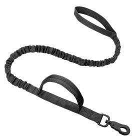 Outdoor Nylon Tactical Dog Collar (Option: Black Tow Rope-XL)