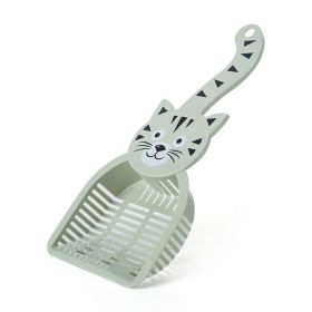 Large Cat Litter Scoop Poop Cleaning Artifact Pet Supplies (Option: Green-Regular)