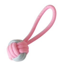 Cotton Rope Dog Chew Toy Pet Small Dog Toy Teeth Clean (Option: Monaural sphere)