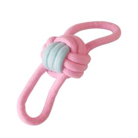 Cotton Rope Dog Chew Toy Pet Small Dog Toy Teeth Clean (Option: Binaural sphere)