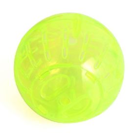 Pet Hamster Running Fans You Roll The Ball Turn The Ball (Color: Yellow)