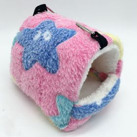 Hamster warm sleeping bag nest (Option: Pink-22x21cm)