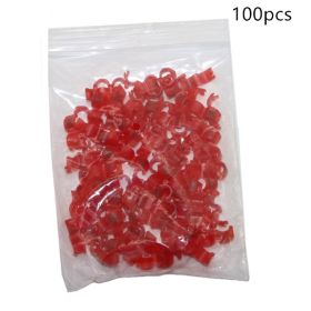 Bird foot ring split ring (Option: Red-2.7MM-100pcs)