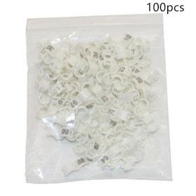 Bird foot ring split ring (Option: White-2.7MM-100pcs)