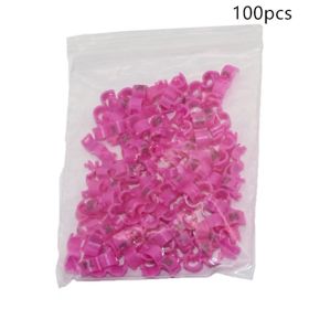 Bird foot ring split ring (Option: Pink-2.7MM-100pcs)