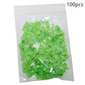 Bird foot ring split ring (Option: Green-5MM-100pcs)