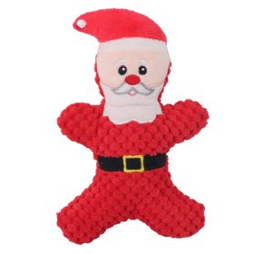 Pet Dog Plush Sound Toy (Option: Santa)