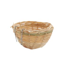 Hand-woven bird nest (Option: Bamboo Bird Nest)