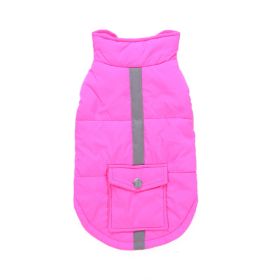 Popular Pet Clothes Winter Clothing Coat (Option: DZ169 Rose Red-S)