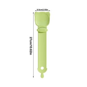 Cat Strip Feeder, Cat Strip Happy Spoon, Cat Wet Food Spoon Portable Cat Feeding Spoon Reuseable Cat Strip Spoon Lickable Pet Feeder Spoon Pets Cat Fo (Color: Green)