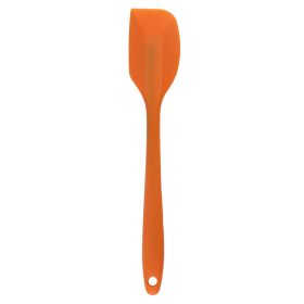 Silicone Pet Slow Food Tableware Bowl Suction Cup Dog Mat (Option: Scraper Orange)