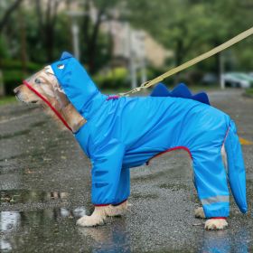 Waterproof All-inclusive Rainy Clothes (Option: 3D Shark-4XL)