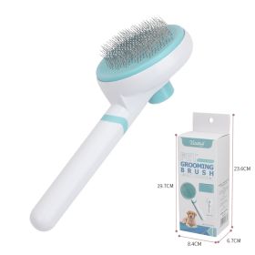 Pet Comb Float Hair Cleaning Needle (Option: Green Thin Needle-Pet Comb)