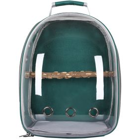 Convenient Outing Parrot Myna Bird Cage (Color: Green)