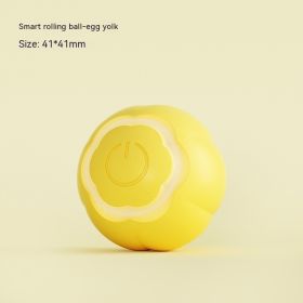 XINGX Rolling Ball Cat Toy Self-Hi Bite-resistant Toys (Option: Smart Rolling Ball Yellow-Neutral English Packaging)