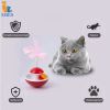 New Durable Funny Pet Cat Toys for entertain itself Mimi Favorite Feather Tumbler with small bell Kitten Cat Toys For Catch