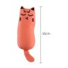 EW pet thumb toy small expression plush catnip teaser stick