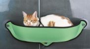 Pet Life 'Gravity-Lounge' Suction Cup Kitty Cat Lounger and Bed