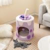 Bubble Tea Cat Tree Tower with Scratching Post