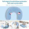 Cat Pillow, Small Pillow for Cat, Cat Blankets for Indoor, Pet Toy, Small Banana Donut Bed for Pets, Little Pillow for Cats No Heating Pad, Real Littl