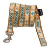 Touchdog 'Caliber' Designer Embroidered Fashion Pet Dog Leash And Harness Combination