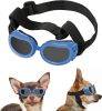 Lewondr Small Dog Decorations Sunglasses UV Protection Goggles Eye Wear Protection with Adjustable Strap Waterproof Pet Sunglasses for Dogs Pet Sun Gl