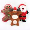 Christmas pet chew toy Pet plush voice toy Christmas molar bite-resistant cute cartoon dog toy