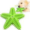 Sea Star Shaped Dog Toothbrush with Sound Pet Teeth Grinding Toy Dog Sound Toy