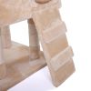 Multi-Level Cat Tree Tower House with Play Tunnel and Dangling Interactive Toy