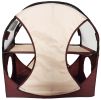 Pet Life Kitty-Play Obstacle Travel Collapsible Soft Folding Pet Cat House