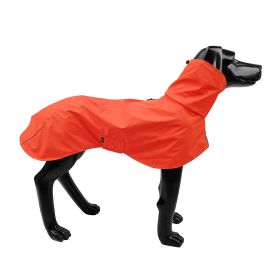 Pet Shell Jacket Dog Waterproof Windproof Raincoat (Option: Orange-XL)