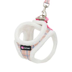 Cat Pulling Rope Anti Breaking Loose For Outdoor Use (Option: Pink Blue Plaid-XS)