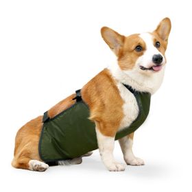 Pet Supplies Medium Large Dog Apron Water And Dirt Resistant S (Option: Army Green-XXL)